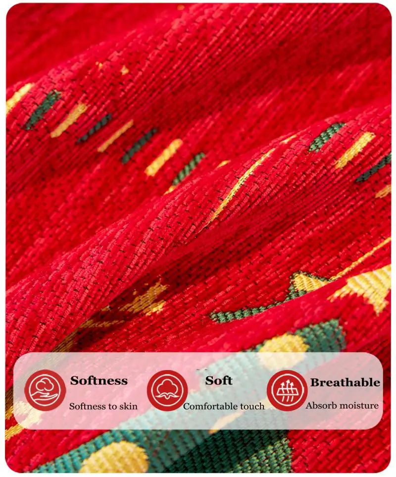 Weihnachtsatmosphäre Sofabezug Stoff Chenille Vier Jahreszeiten All-Inclusive Multifunktionale Decke Universelle Sofabezüge Handtücher – Detail 5