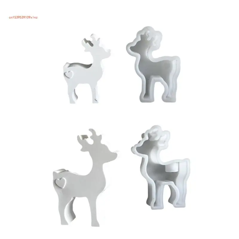 

Practical Sturdy Silicone Craft Molds Home Accessory for Deer Holders Easy Release Daily Decoration