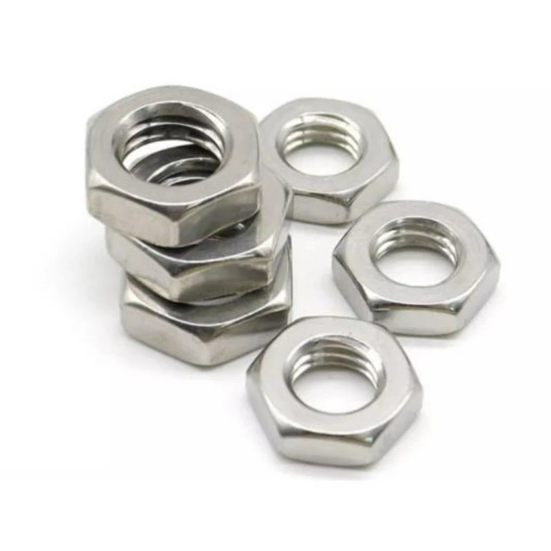 2-50pcs 1/4-20 28 5/16-18 24 3/8-16 24 7/16-14~7/8-9 UNC UNF 304 Stainless Steel US Coarse Fine Thread Hex Hexagon Thin Nut
