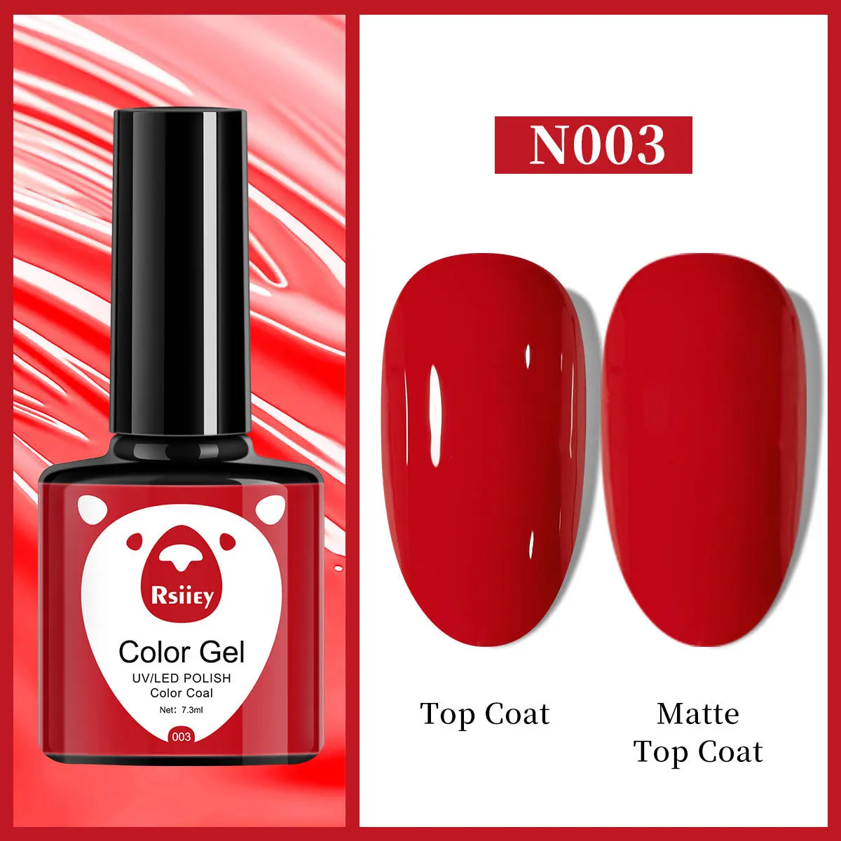 1 bottiglia 7ML smalto gel colorato 41 colori di lunga durata per manicure base semipermanente top coat nail art smalto gel UV ﻿