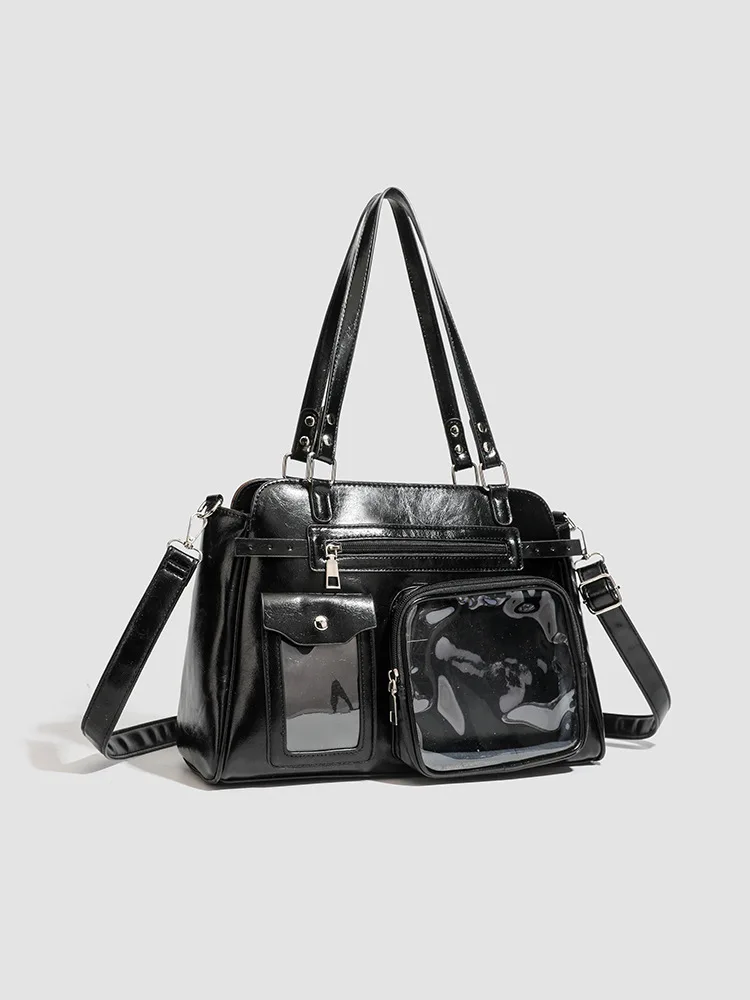 Celebrity Concert Hidden Grid Pain Bag，2D Large Capacity Versatile Shoulder Bag，Casual Commuter Women's Handbag