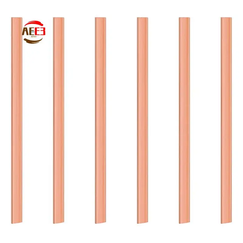 AEE3-6X 99.6% T2 Purple Copper Cu Flat Bar Plate 3Mm X 15Mm X 250Mm Metal Strip