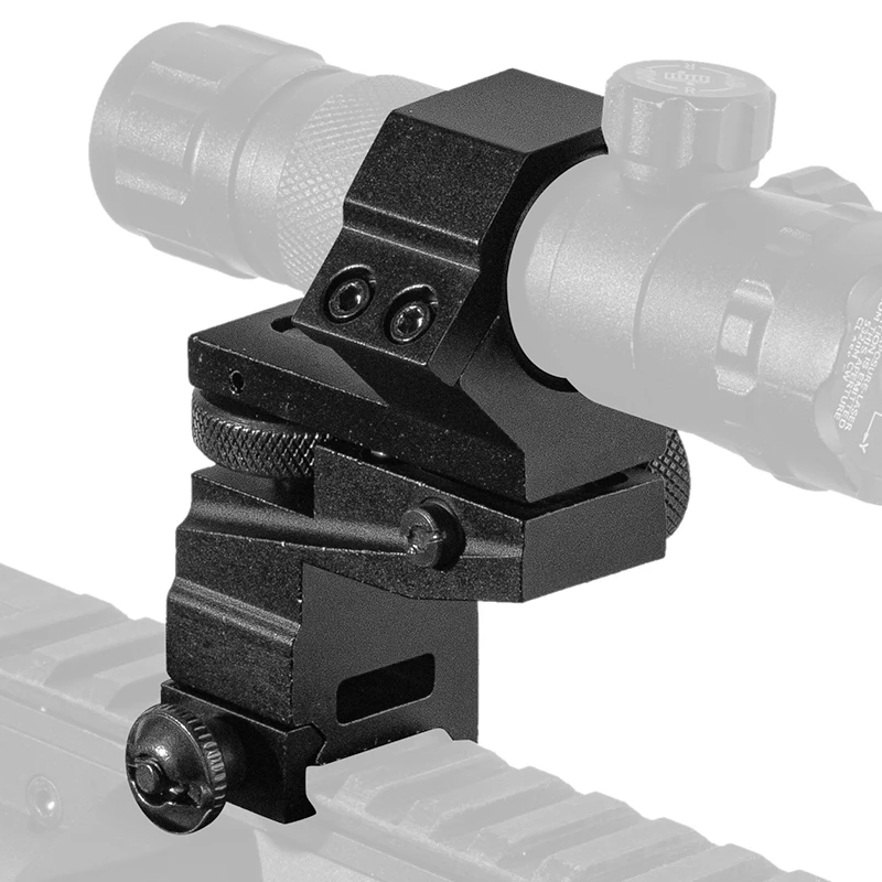 Imagem -06 - Tactical Rifle Âmbito Ajustável Montagens Rail Montagem Duplo Anéis Fixos Lanterna Tubo Clip High Scope Mount 20 mm 254 Milímetros