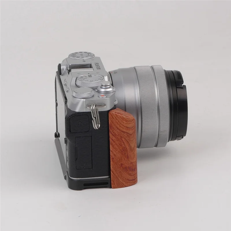 

Для камеры Fuji XM5 L-типа с деревянной ручкой Arca Swiss Quick Release L-образная пластина, совместимое крепление для штатива B-TCES