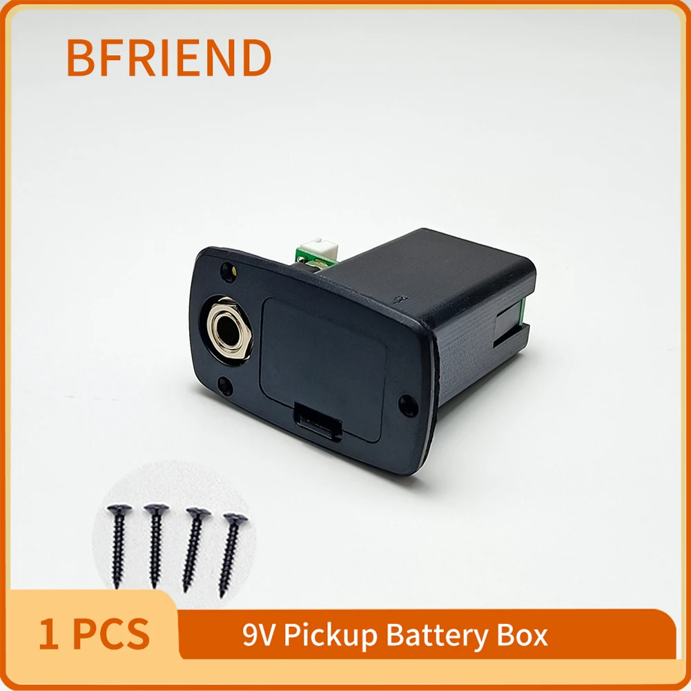 Caja de batería para guitarra, cubierta de batería de plástico de 9V, funda, soporte, accesorios de instrumentos musicales de repuesto para ukelele bajo