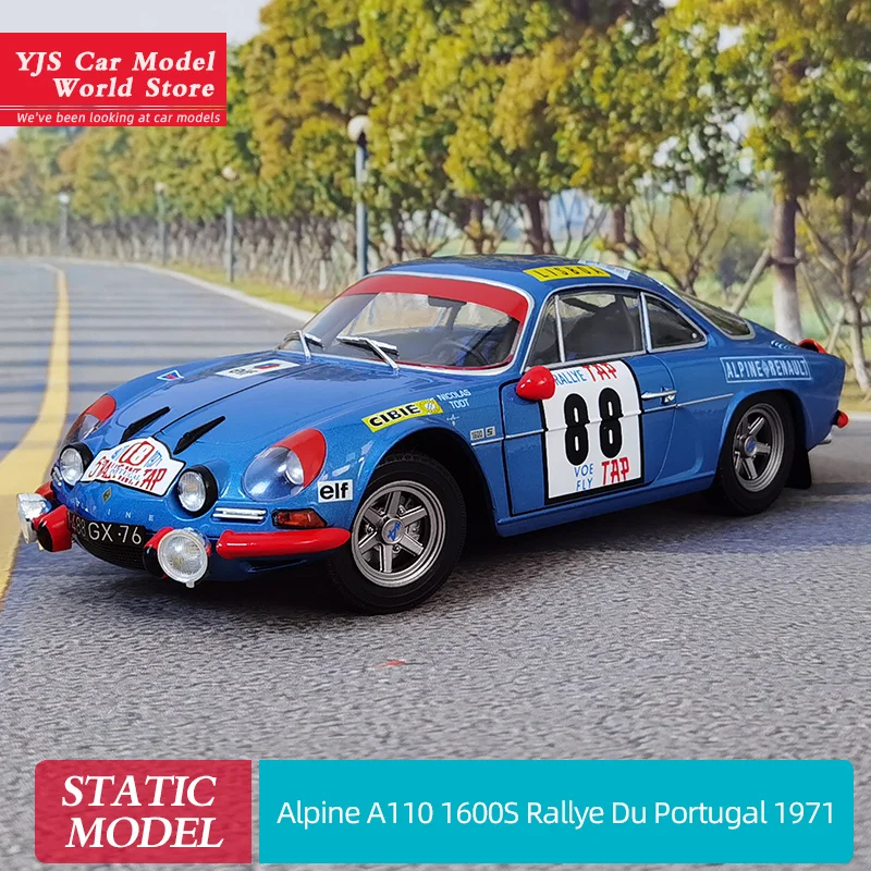 

Solido 1:18 Alpena Alpine A110 1971 car model Alloy Collection Gift to friends S1804202