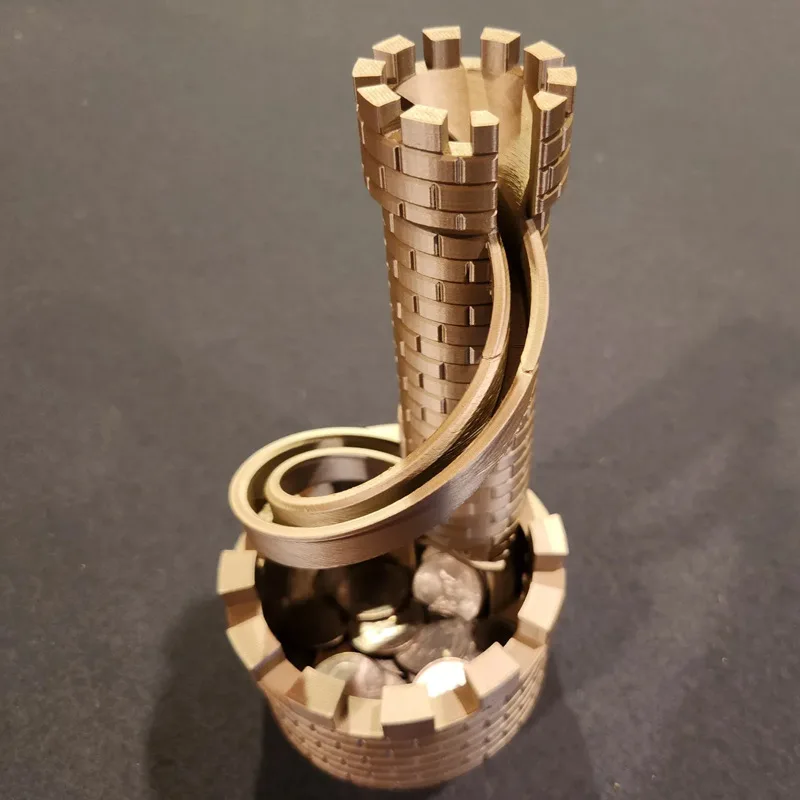 Castle Piggy Bank Dice Tower Dice Tower For Role Playing Dice Tower Castle Sieve Tower Ornaments Home Desktop Decor Castle Tray