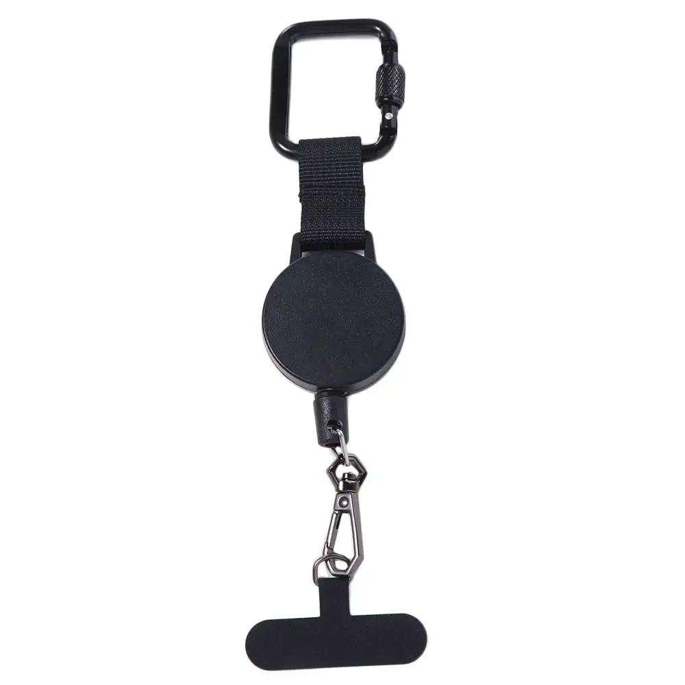 

Ремешок для телефона Выдвижной ремень для телефона с защитой от падения с карабином Ремешок для вкладки мобильного телефона Провод из АБС-пластика Легкий противоугонный держатель для телефона