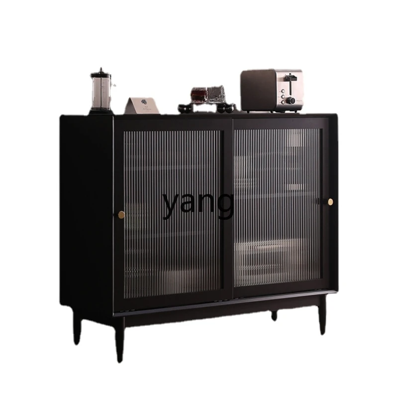 

CX Simple Modern Solid Wood Sideboard Household Restaurant Cupboard Locker Sliding Door Tea Cabinet