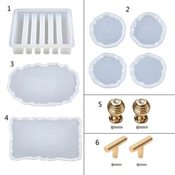 Epoxy Resin Casting Molds for Faux Tray,Serving Board Geode Molds