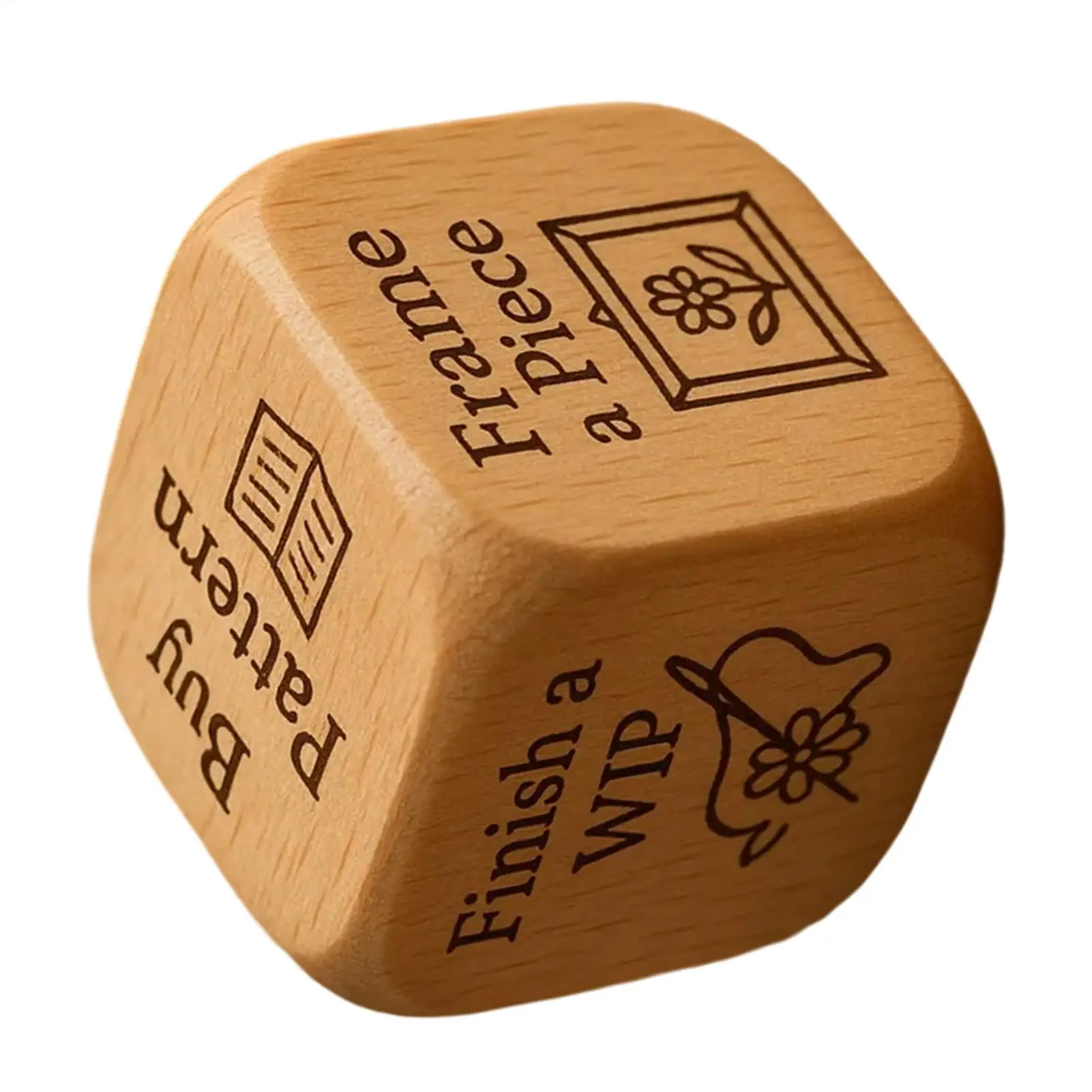 

Игральные кости Quilter Decision, 6-сторонний швейный инструмент ручной работы, игральные кости Quilter's Decision с примечаниями для вязания, туристической мастерской