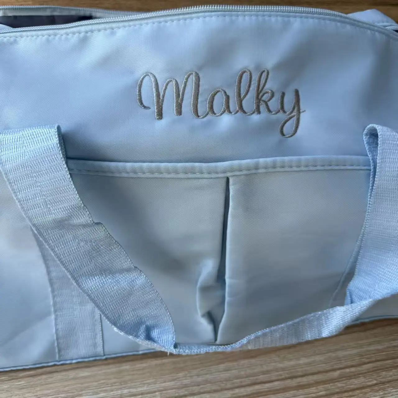 Personalized DIY Large Capacity Travel Bag Dry Wet Separation Fitness Yoga Bag Embroidered Suitcase Handbag for Outdoor