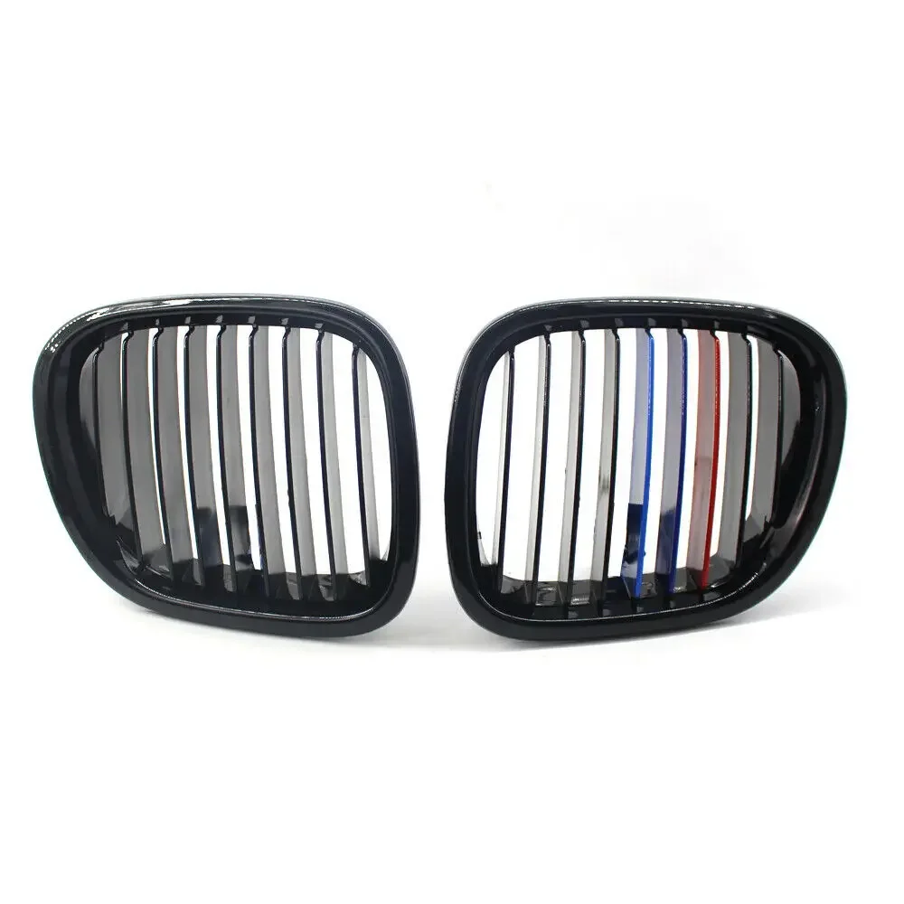 Car Front Kidney Grille Grill M-Color Gloss Black For BMW Z3 Z-Series 1995 1996 1997 1998 1999 2000 2001 2002 Sports Hood Grille