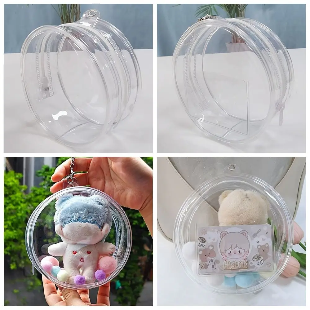 Sac d'extérieur Transparent de 10cm, nouveau Style, accessoires de poupée, boîte d'exposition de poupée multicolore, mallette de rangement transparente en PVC