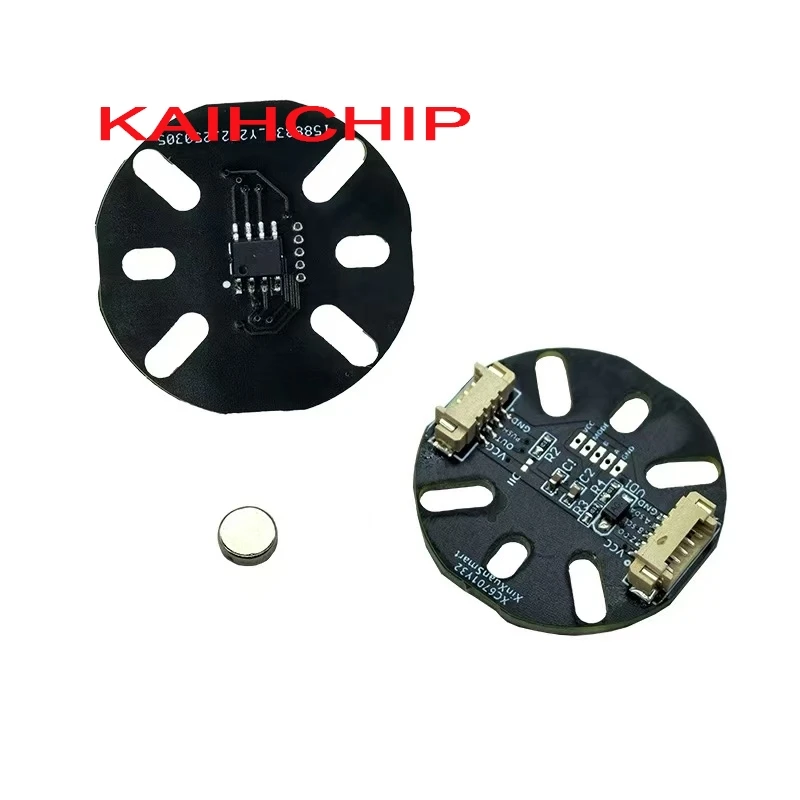 MT6701 Magnetic Encoder Module High-Precision 14 Bit Brushless Motor Angle Measurement Sensor Module Matching Magnet view 2