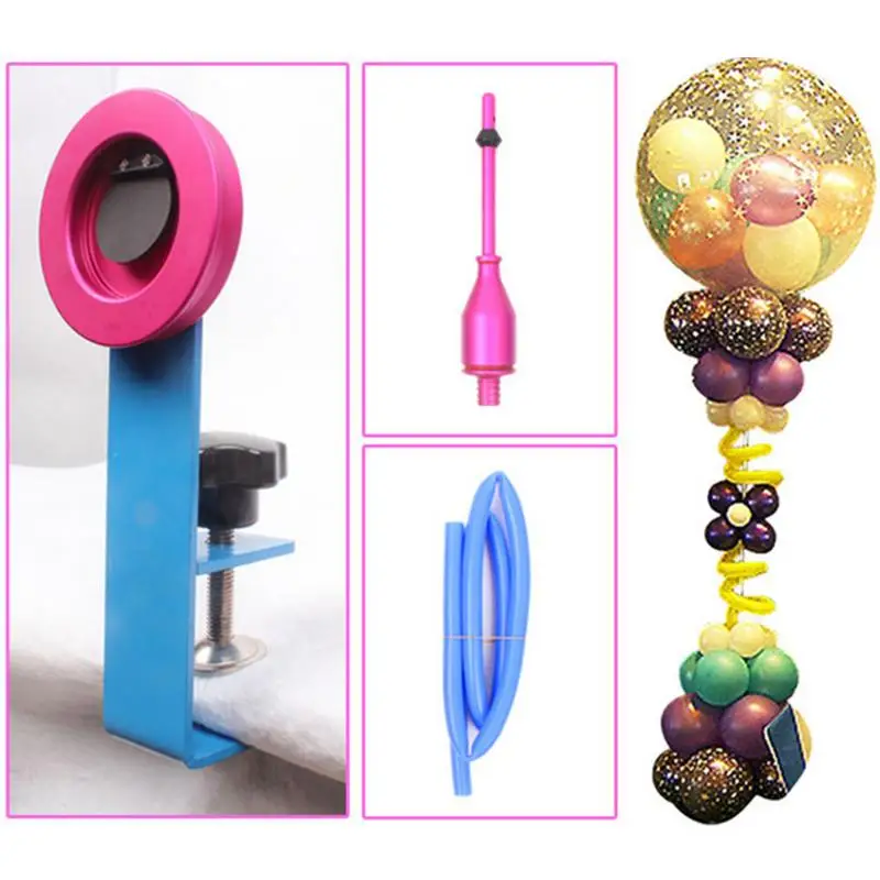 Metal Balloon Filling Tool Balloon Stuffing Machine Kit Professional Metal Balloon Filling Tool Stuffer Set