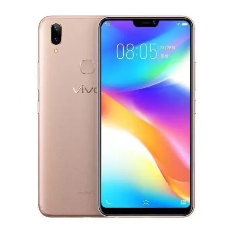 هاتف ذكي Global Rom Original VIVO Y85 بسعة 4 جيجابايت و64 جيجابايت وأندرويد مفتوح وكاميرا 6.26 بوصة بدقة 13 ميجابكسل جميع الألوان في حالة جيدة هاتف ذكي 4G