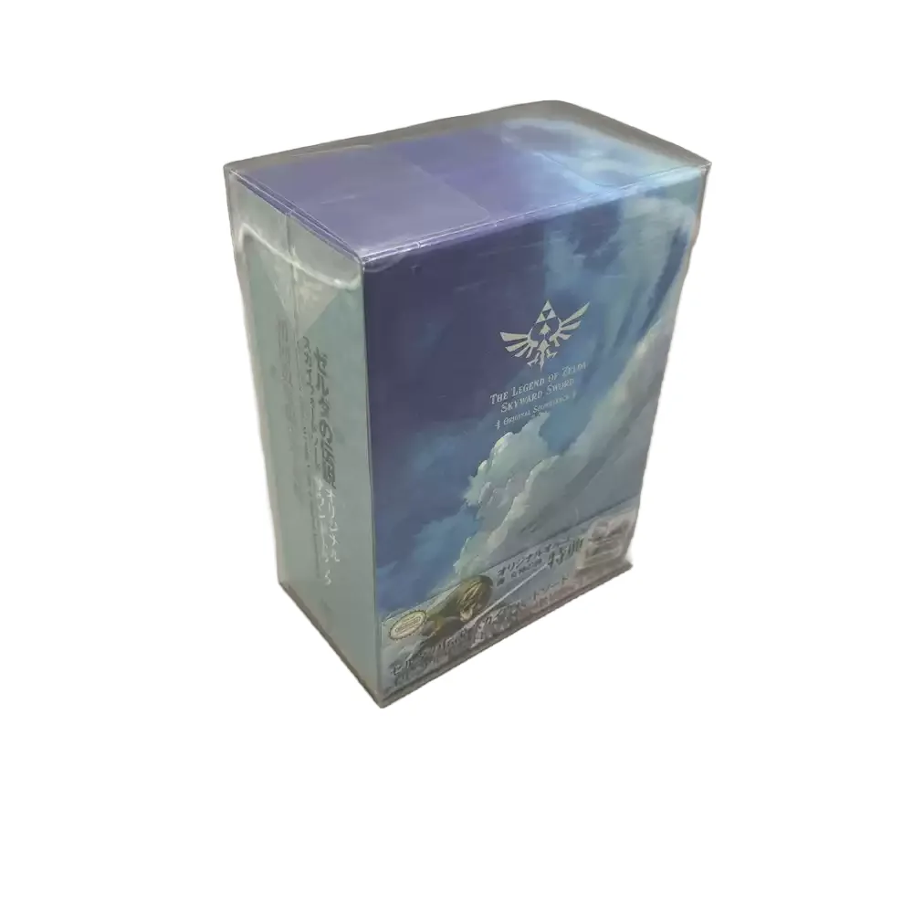 PET Box For The Legend of Zelda Skyward Sword OST CD Clear Replace Shell Collect Display Case Transparent Protector Accesorios