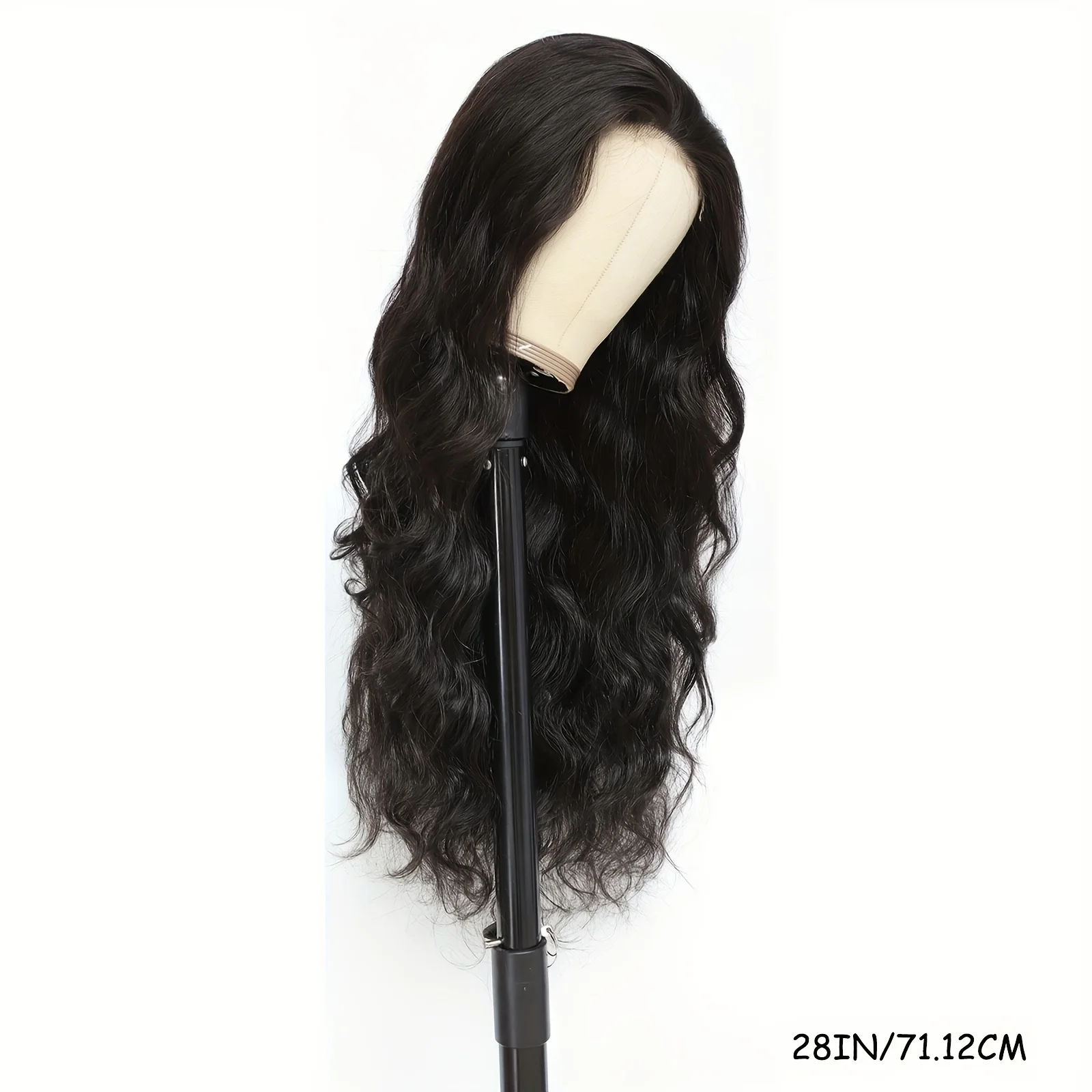 باروكة من شعر طبيعي بدون صمغ 13 × 6 من Bye Bye Knots - 10 أمبير بدانتيل أمامي عالي الدقة مقطوع مسبقًا ومقطع مسبقًا 200 كثافة شعر مستعار مموج للنساء #5