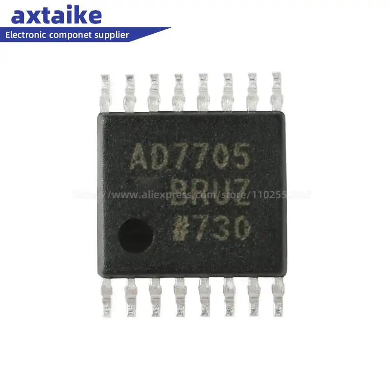 

AD7705BRUZ-REEL7 TSSOP-16 16-bit Σ-Δ, аналоговый-цифровой конвертер (ADC)