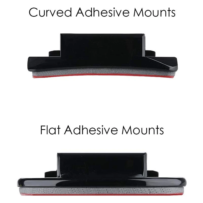 Helmet Adhesive Sticky Flat Curved Mount For GoPro Hero 12 11 10 9 8 7 6 5 4 Insta360 X2 X3 DJI Osmo Action 3 Camera Accessories