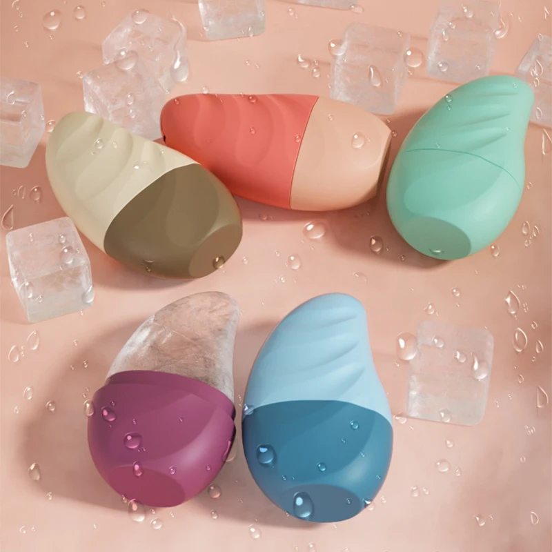 Mango Shaped Ice Mold For Face Beauty Facial Ice Cube Mold Ice Roller For Face And Eye Icing Gua Sha Face Massage Skin Care Tool - Image 2