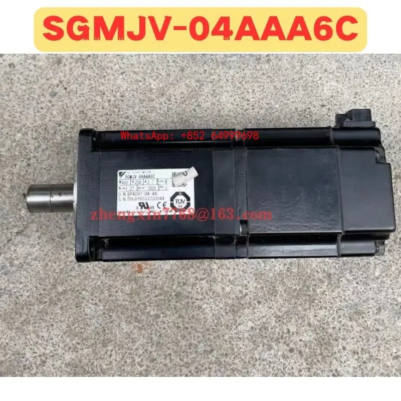 Used Servo Motor SGMJV-04AAA6C SGMJV 04AAA6C Normal Function Tested OK