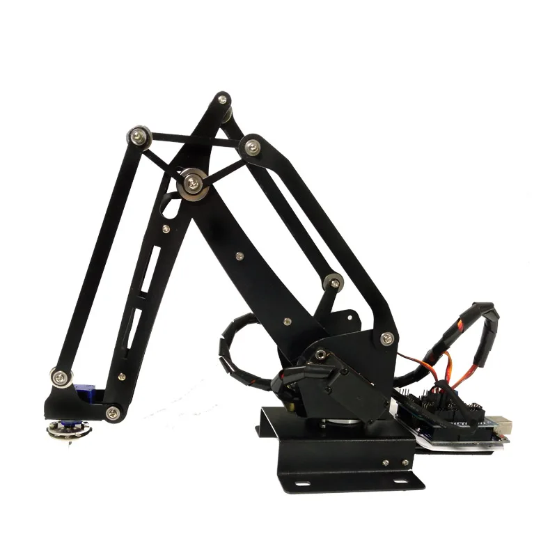 

4 DOF Robot Arm For Arduino air pump Multi DOF Manipulator Industrial Robot Servo MG996 Maker Education DIY Toys Kit for UNO R3