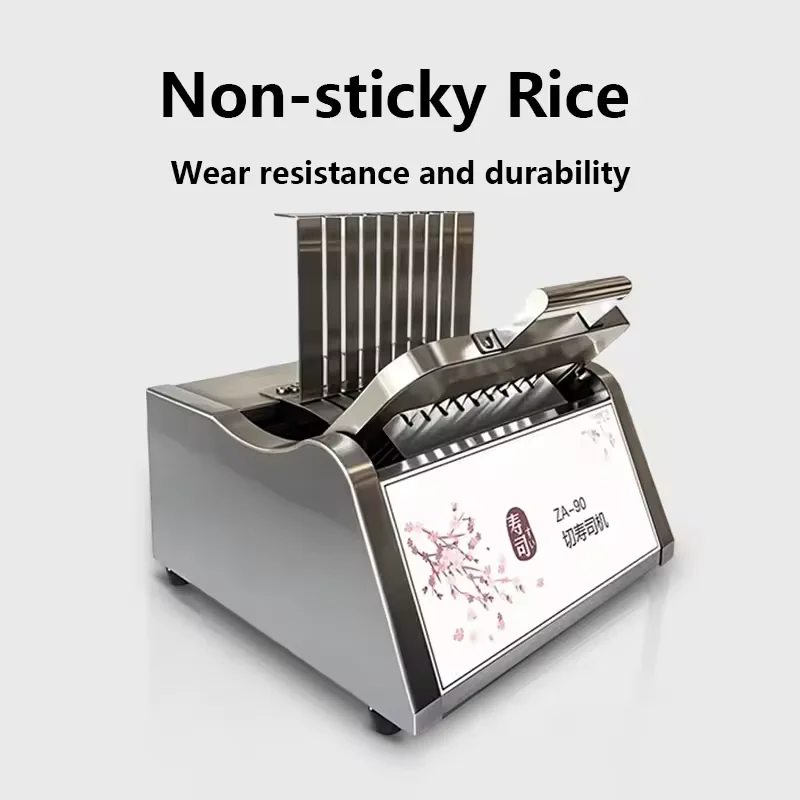 XEOLEO التجارية السوشي لفة القاطع آلة الفولاذ المقاوم للصدأ دليل آلة قطع السوشي قطاعة السوشي سمك 22 مللي متر