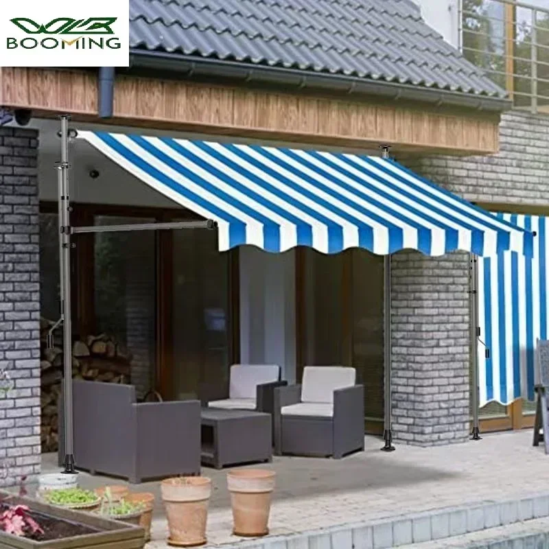 Awnings Rain and Snow Resistant UV Resistant Folding and Telescopic Canopy Tent Outdoor Garden Balcony Roof Courtyard Sunshade