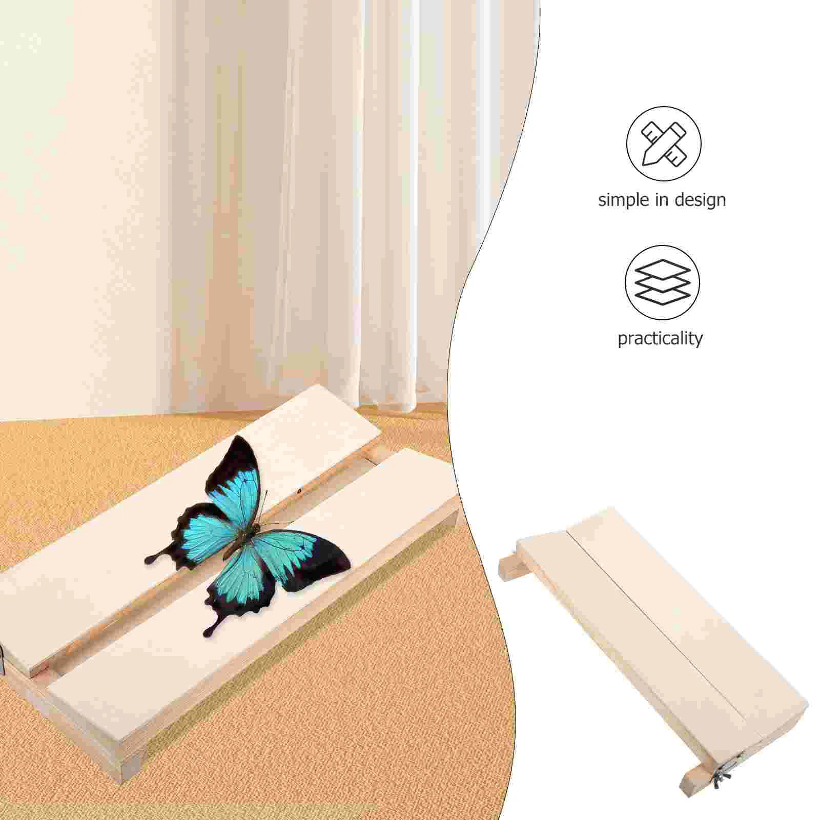 Butterfly Wings Insects Spreading Board Adjustable Specimen Display Butterflies Tool