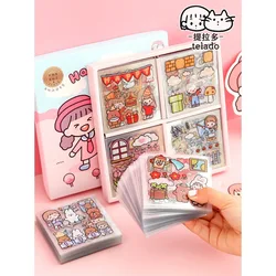 20Pcs/Set Kawaii Journal Sticker PET Stationery Scrapbooking Diary Decoration Phone Stickers