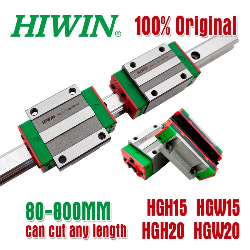 

HIWIN Silence block carriage HGH15CA HGH20CA HGW15CA HGW15 CC match use HGR15 linear guide for linear rail CNC diy parts