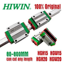 HIWIN Silence block carriage HGH15CA HGH20CA HGW15CA HGW15 CC match use HGR15 linear guide for linear rail CNC diy parts