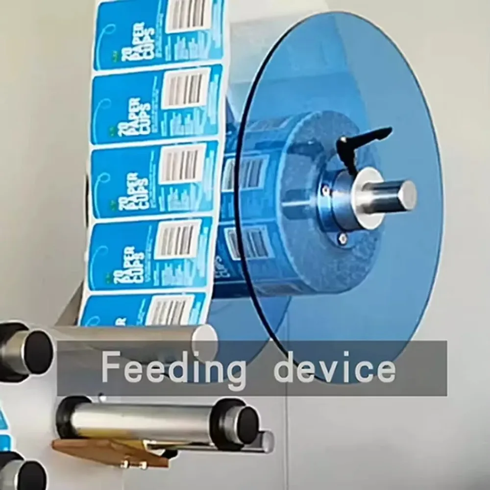 Hot-sell Pneumatic Tabletop Semi-automatic Small Plastic Round Bottle Labeling Machine Printing Auto Sticker Labeler Machines - view 4