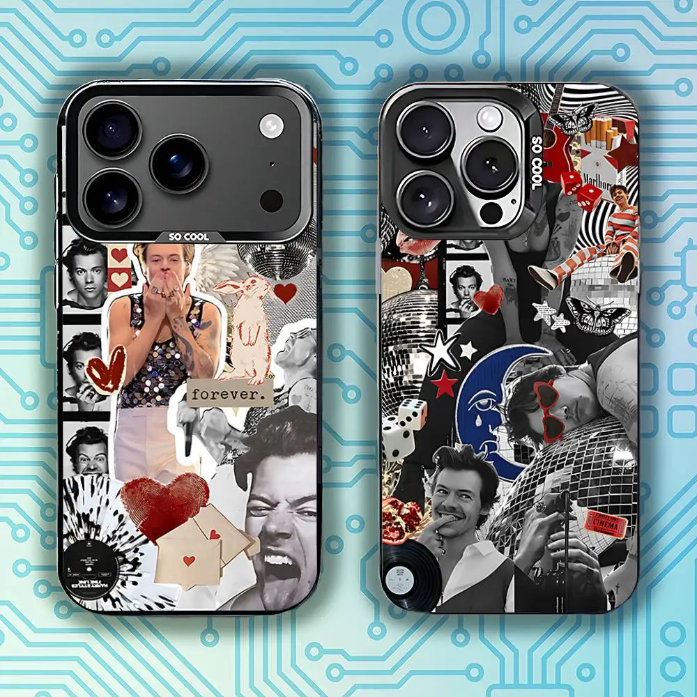 HaRRy Styles-S Music  Phone Case For iPhone 17,16,15,14,13,12,11,Pro,Max,Plus,E,Air,Mini Black Tpu Cover