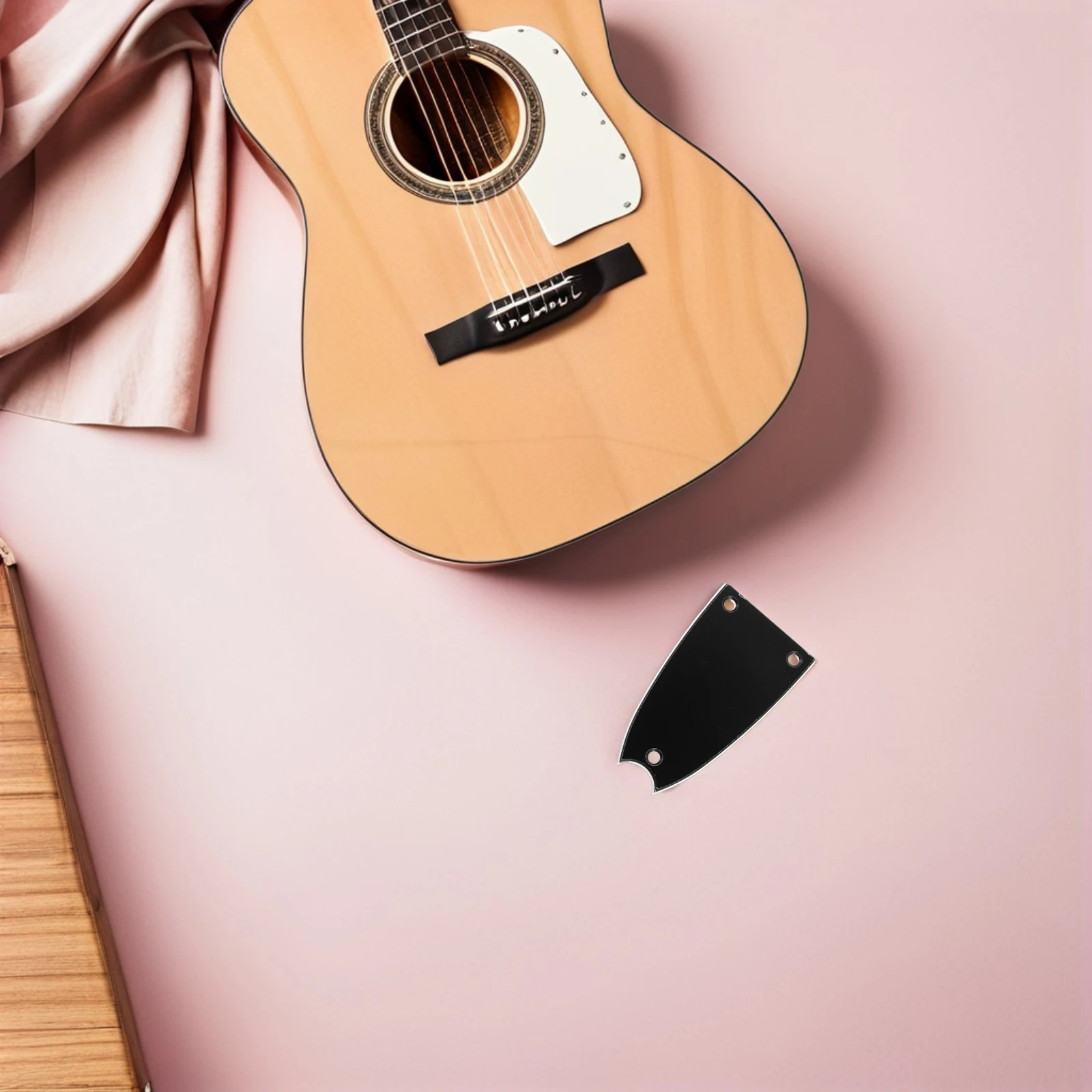 

5Pcs Guitar Truss Rod Cover Bell Shape Metal Plate 3-Hole Neck Headstock Replacement Electric Guitar Bass Accessories