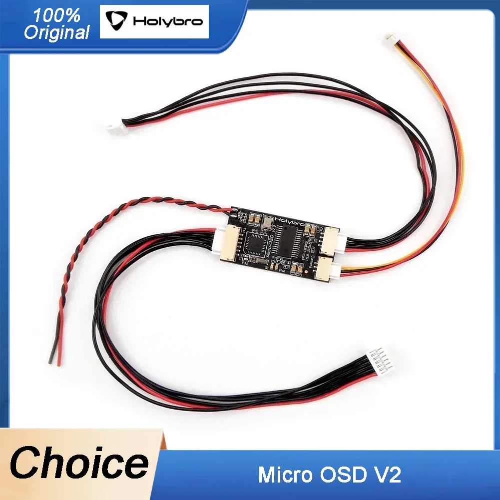 

Модуль Holybro Micro OSD V2, дисплей данных в реальном времени для Pixhawk4 Pixhawk4 Mini, контроллер полета Durandal, RC Drone FPV 1