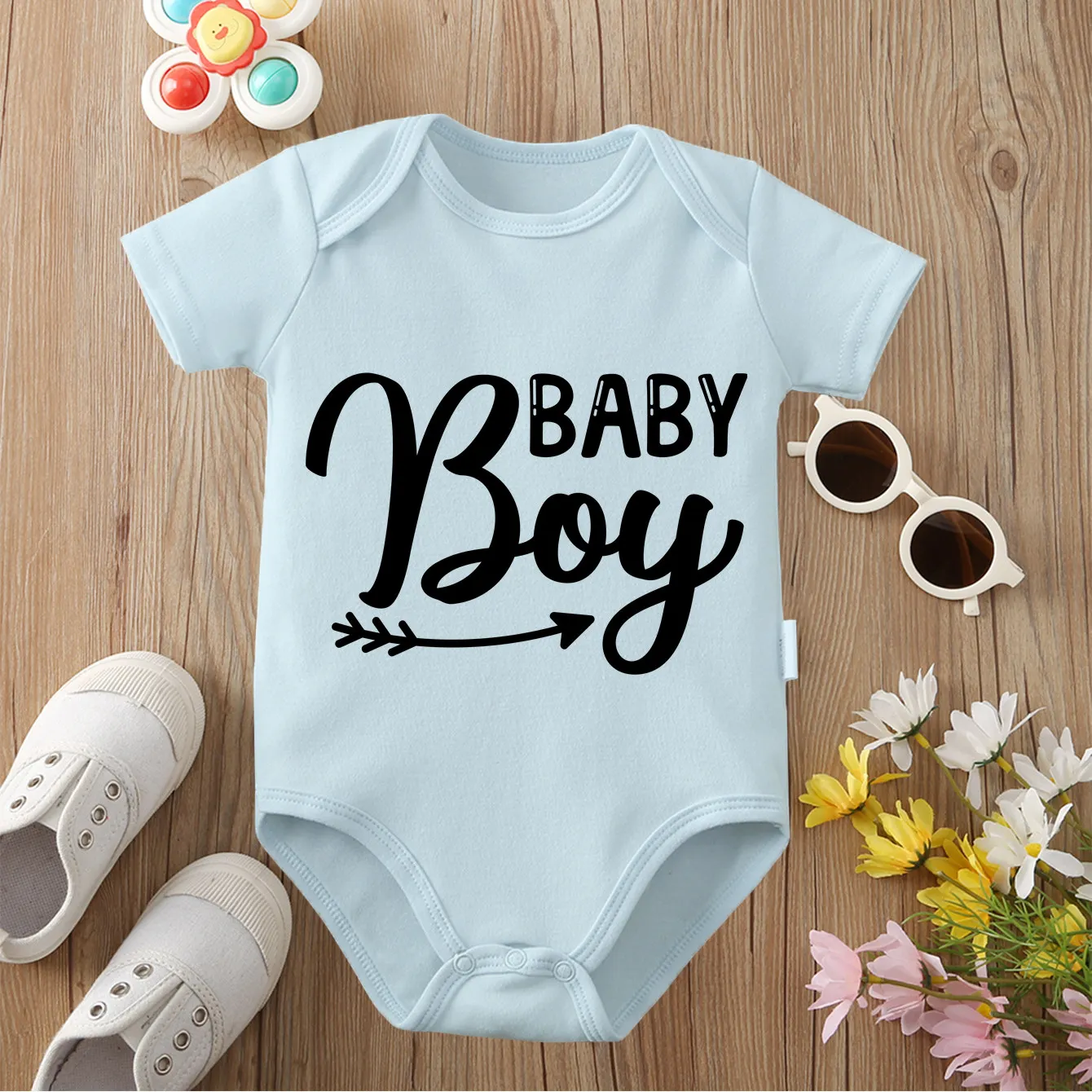 

This Is A Baby Boy Pure Cotton Cloths Exquisite Print Comfortable Onesie Bodysuit for Baby Jumpsuit for 0 To 12 Months Newborn