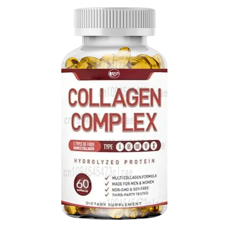 Cápsulas de péptido de colágeno de alta calidad: suplementos para cabello, piel y uñas, digestivos y articulos, pastillas de colágeno hidrolizadas
