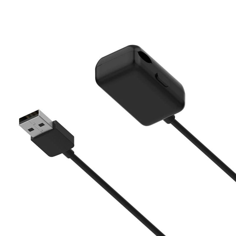 1 PCS Portable Convenient 1Meter Headphone Charging Cable Black Plastic For Aftershokz Xtrainerz