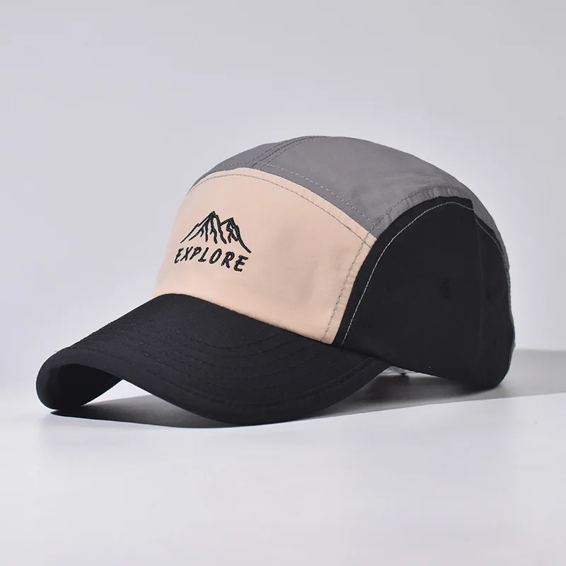 Baseball Cap Running Japanese style Cap Mountain climbing Personalization Snapback Hat Sun hat Spliced color Sport cap