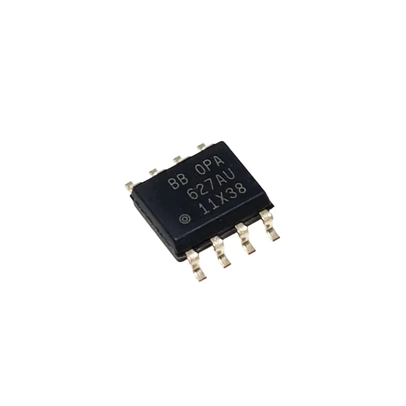 Brand new, genuine, original import: single op-amp opa627au, high-speed precision operational amplifier, soic-8