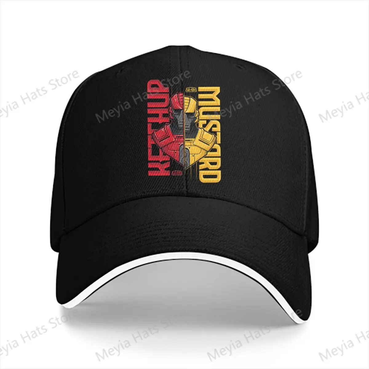 Ketchup & Mustard Mortal Kombat Anime Baseball Cap Men Hats Women Visor Outdoor Snapback Caps