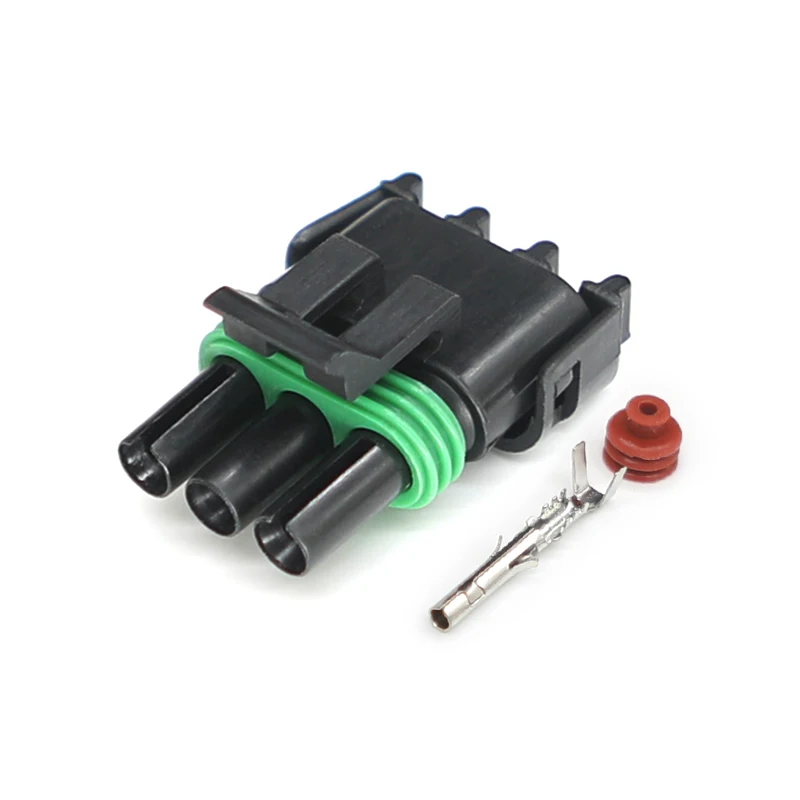 1Set 12015793 Auto Waterproof Connectors Housing 2.5mm Automotive Sensor Cable Harness Connector  Additional Terminal and Seal