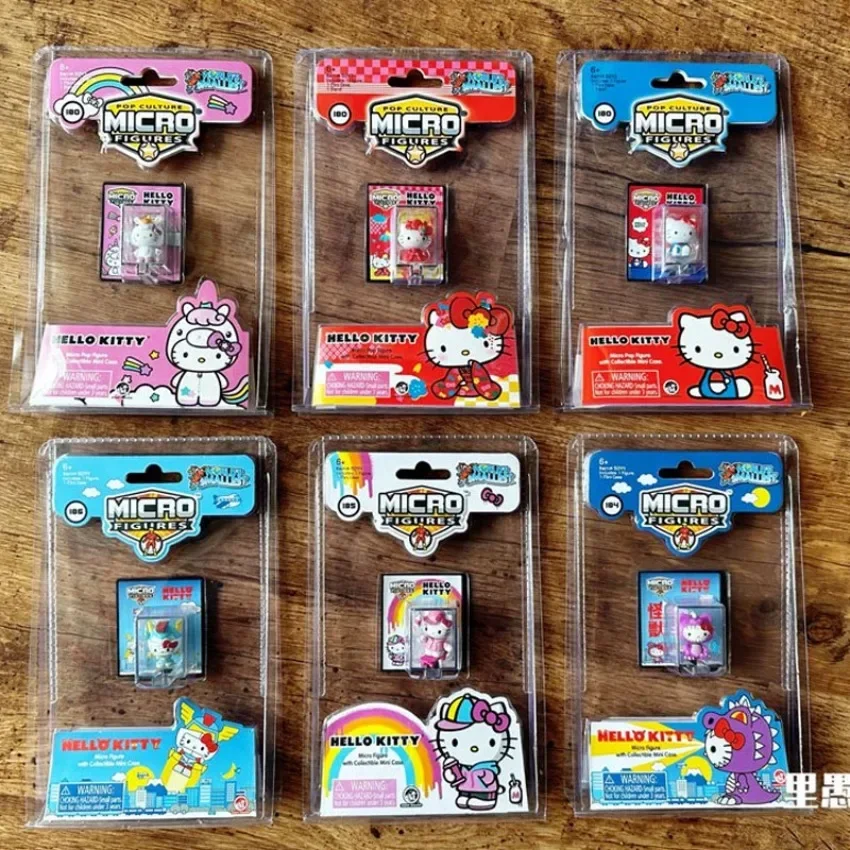 Master of The Universe Hello Kitty Super Sentai Powerful Rangers Worlds Smallest Micro Action Figure Collection Mini Figurines