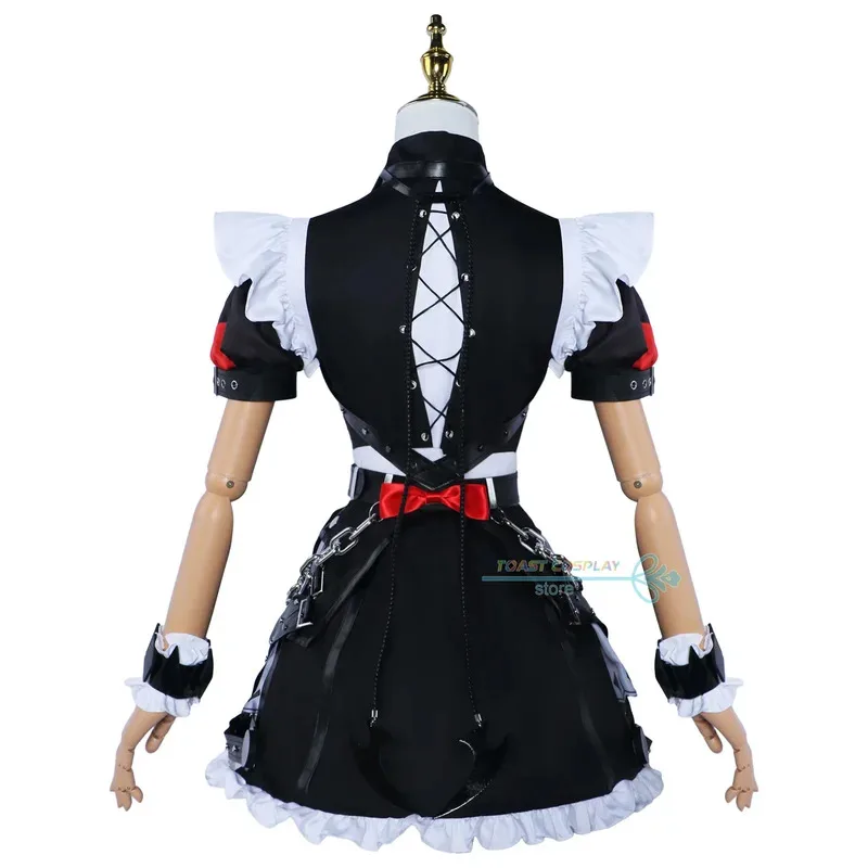 Ellen Joe Gioco Cosplay Zenless Zone Zero Ellen Joe Costume Cosplay Vestito da cameriera Zenless Zone Zero Dress Tail Abiti da festa