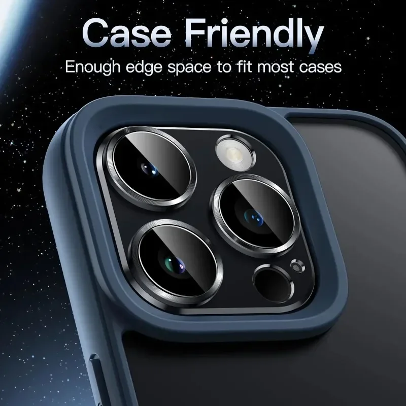 غطاء حماية لعدسة الكاميرا لهاتف آيفون 16 17 برو ماكس 16 بلس 15 14 برو 15 برو ماكس 12 13 ملحقات حافظة هاتف صغيرة