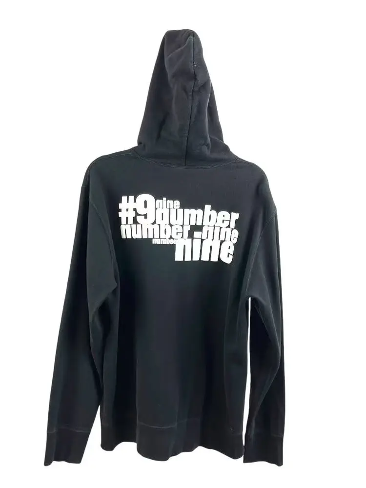 

Худи Lmyer Number Nine 03ss свободного кроя, удлиненное, повседневное, в уличном стиле, для молодежи, с принтом, из смесового хлопка и полиэстера, осенняя одежда