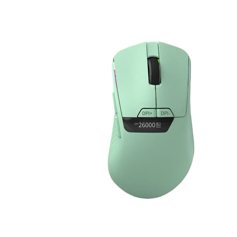 

1 трехрежимная беспроводная мышь для киберспортивных игр, поддержка проводной беспроводной связи с двойным возвратом 8K, Bluetooth-мышь